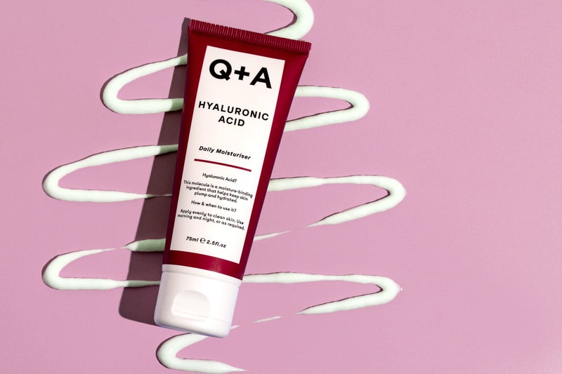 Q+A Hyaluronic Acid Daily Moisturizer (75ml), Hydrating Face Cream with Polyglutamic Acid and Rice Bran Extract, For Soft, Even and Nourished Skin, Fragrance Free Skincare - Image 4