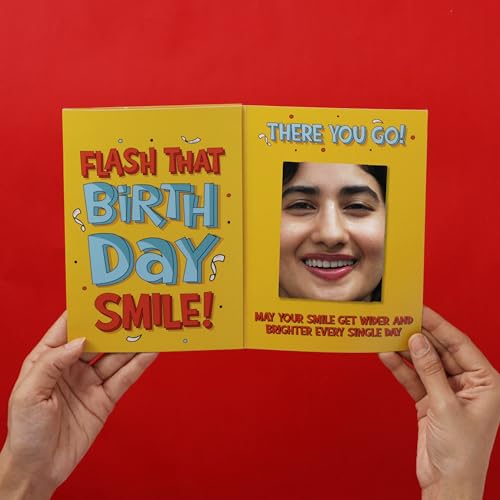 Oye Happy - Happy Birthday Mirror Card - Birthday Gift for Boyfriend - Girlfriend - Husband - Wife - Image 1