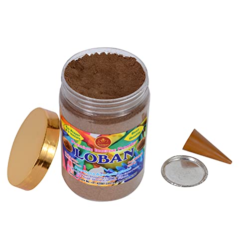 PRARTHANA Combo Pack of Gugal and Loban Premium Dhoop Powder (2 Jar of 200gm Each) Charcoal Free/Pollution Free, (Total 400gm) Dhoop Powder/Dhoop bati/Agarbatti - Image 3