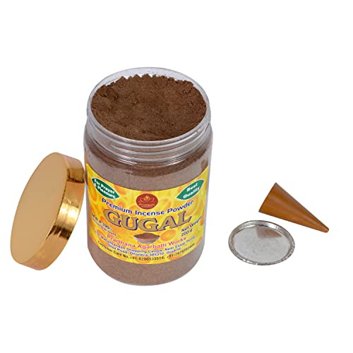PRARTHANA Combo Pack of Gugal and Loban Premium Dhoop Powder (2 Jar of 200gm Each) Charcoal Free/Pollution Free, (Total 400gm) Dhoop Powder/Dhoop bati/Agarbatti - Image 2