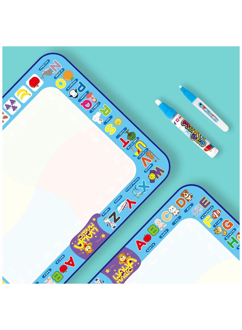 عام بساط رسم الماء السحري للأطفال بتصميم رسم دودل الماء وطلاء بحري للتلوين - Image 3