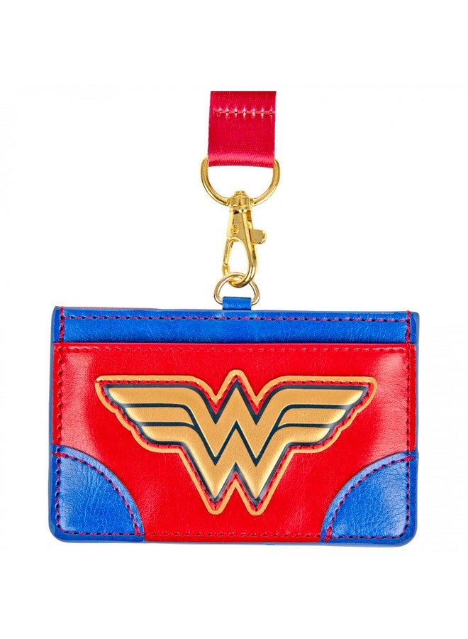 Monogram Dc Comics Wonder Woman Symbol Id Card Holder Lanyard, Regular - Image 3