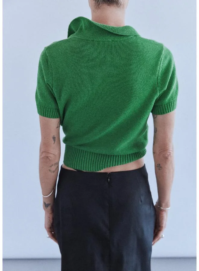 مانجو Cotton Knit Polo