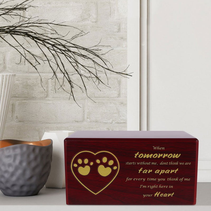2pcs Memorial Keepsake Pet Memorial Remembrance Urn Box Pet Urn - Image 4