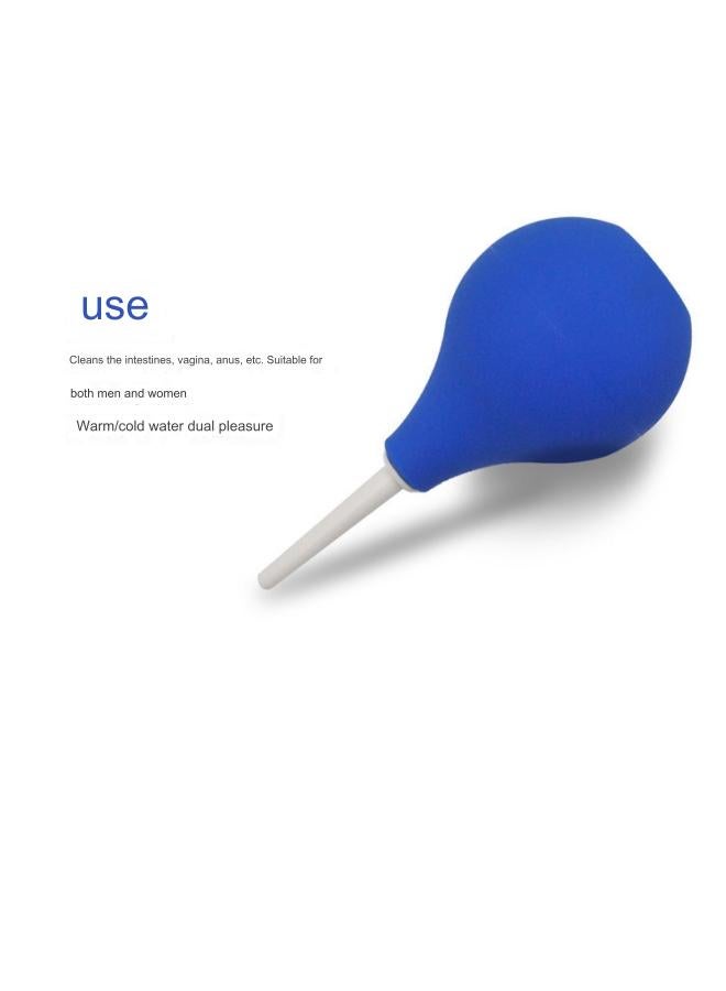 Enema Ball Syringe Medical Rubber Enema Female Enema Irrigator Female Hygiene Enema Enema Cleaner Enema Aleaner Blue (220ml) - Image 3