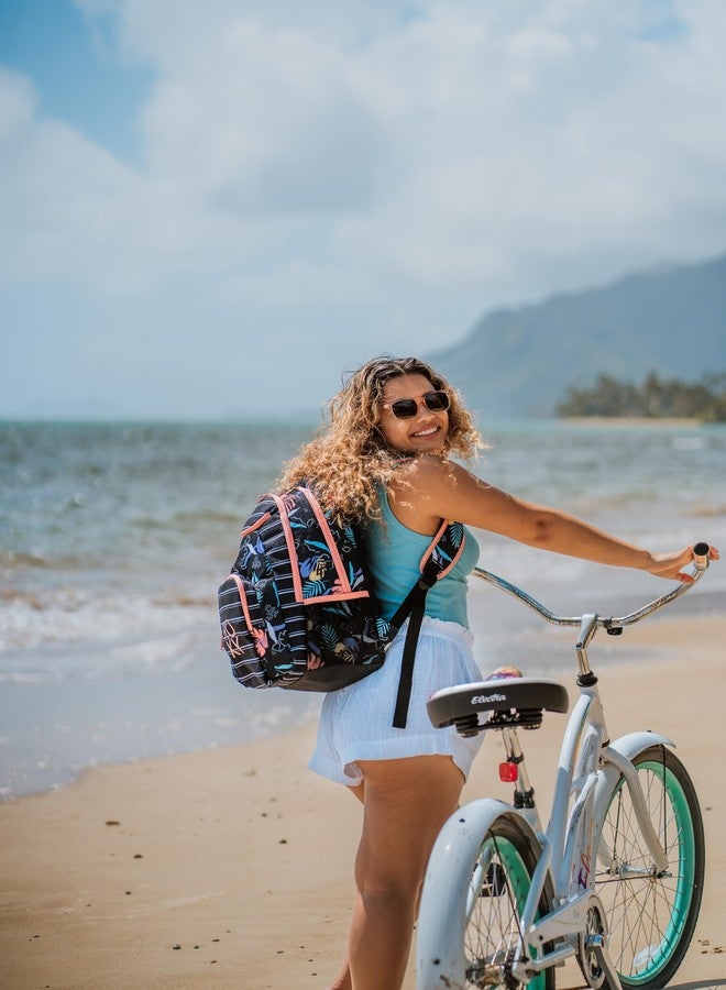 Roxy Women Shadow Swell 24 L Medium Backpack, White Viva la Vida, One Size - Image 4