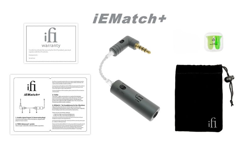 iFi iEMatch+ 3.5mm Lossless Headphone Impedance Sensor, Noise-Canceling Equalizer - Image 3