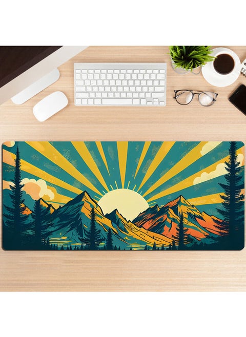 Internet Cafes Set E-commerce TikTok Color Lock Edge Cartoon Game Oversized Table Pad Thickened Mouse Pad-Color:300*800*3-Pattern:LH-1018