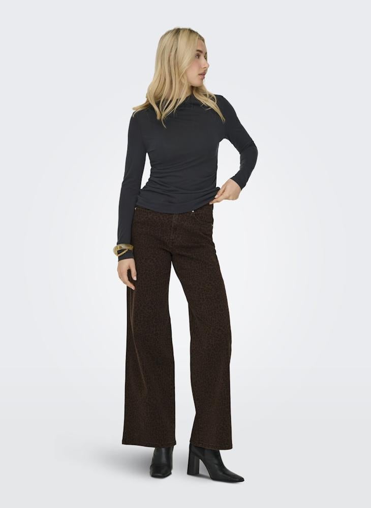 ONLY ONLFREE LIFE Long Sleeve DRAPE TOP - Image 4