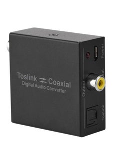 Thoraya Fiber Coaxial Intercom 2-way Digital Toslink Audio Converter SPDIF Audio Input Splitter Adapter  - Image 1
