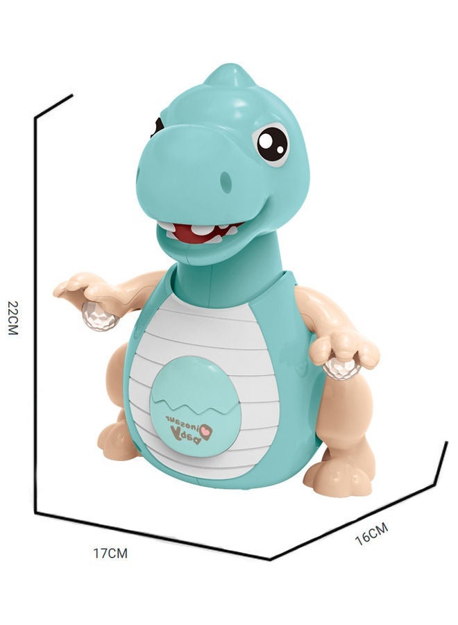 لعبة ديناصور كهربائية صغيرة لطيفة متأرجحة عالمية 16 × 17 22 سم - Image 2