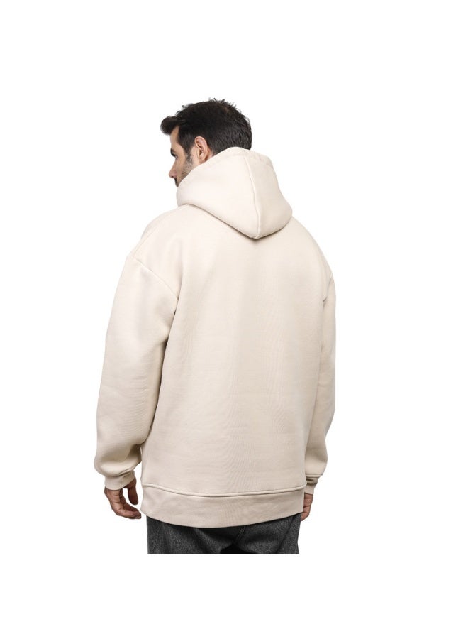 كوب سويت شيرت رجالي بغطاء رأس سادة بأكمام طويلة - Image 3