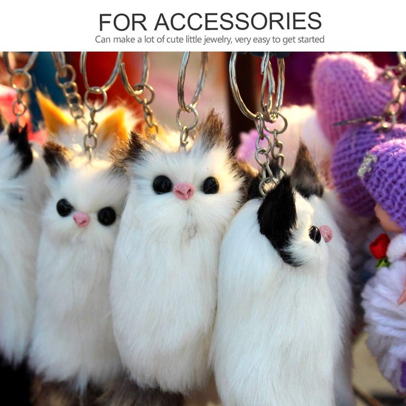 FANDAMEI 200 Pieces Split Key Rings Bulk for Keychain Key and Art Crafts(25 mm /0.98 inch 100pcs ï¼Œ28 mm /1.1 inch 100pcs) - Image 4