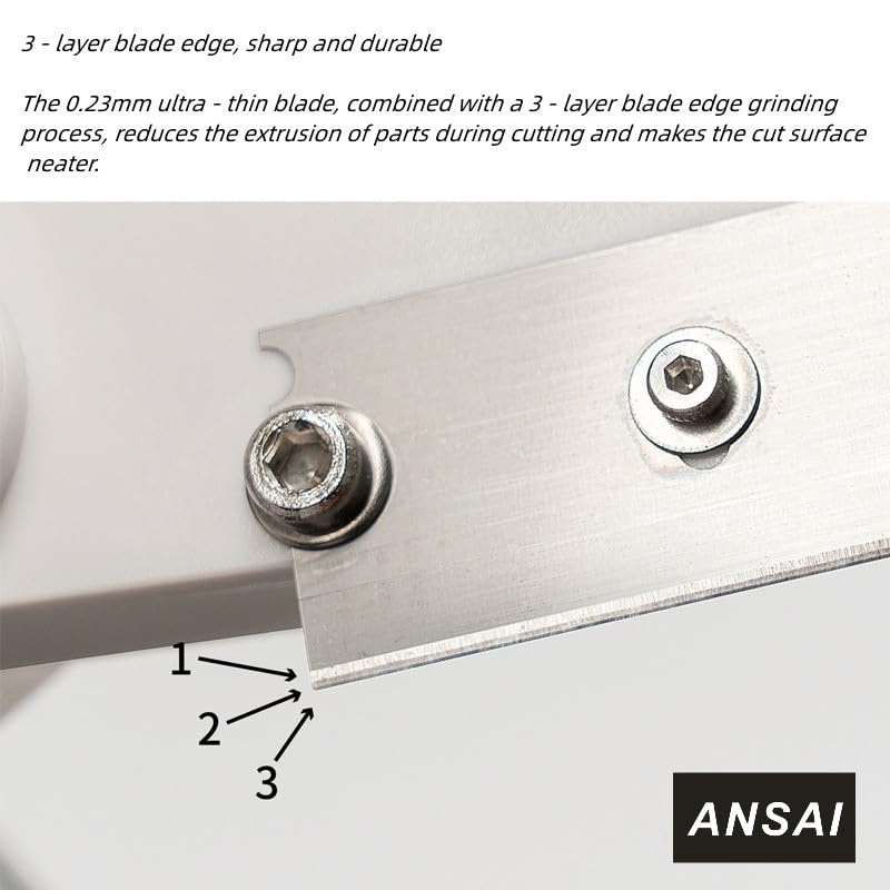 ANSAI Miter Cutter, Angle Cutting Station with 3 Replacement Blades, Assembly Required - Image 3