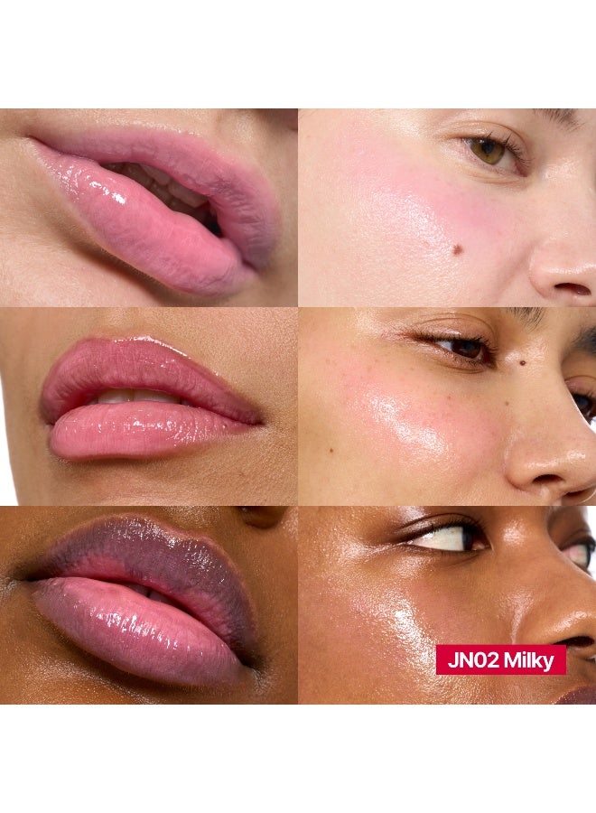 fwee Lip & Cheek Glowy Jelly Pot Milky - Image 2