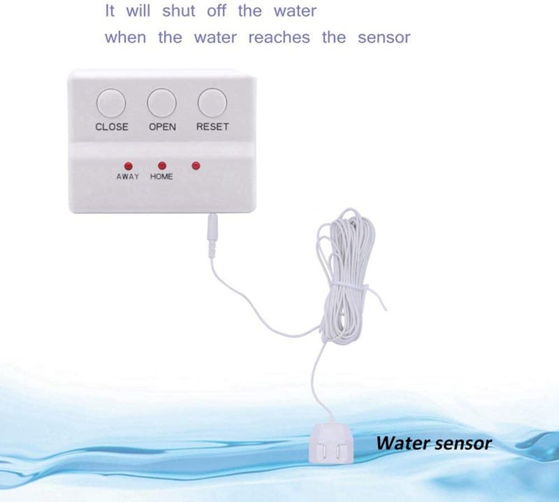 SDS Water Heater Leak Detector with Automatic Water Shut-Off, Sensors and Sounds Alarm, ,Automatic Water Leak Shut Off Valve System for Pipes 1/2in NPT for Laundry, Water Heaters and More - Image 4
