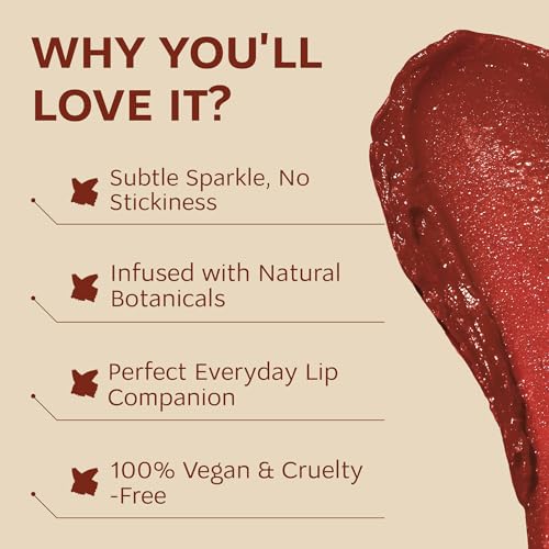 Dunamiss Hazel Glitter Glimmer Lip Balm for Women Vitamin E, Almond Oil, Mango Butter & Shea Butter 12-Hours Hydration, Lip Care for Girls, Soft, Smooth & Glittery Lips, Lip Balm for Dry Lips (4g) - Image 2