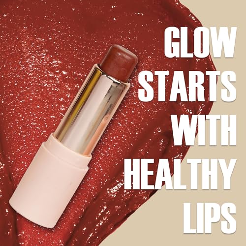 Dunamiss Hazel Glitter Glimmer Lip Balm for Women Vitamin E, Almond Oil, Mango Butter & Shea Butter 12-Hours Hydration, Lip Care for Girls, Soft, Smooth & Glittery Lips, Lip Balm for Dry Lips (4g) - Image 5