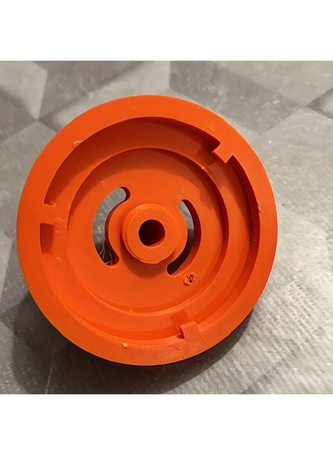 Orange RV Water Tank Adapter Leak Proof Design Easy Install Blue Handle Durable Plastic - Image 5