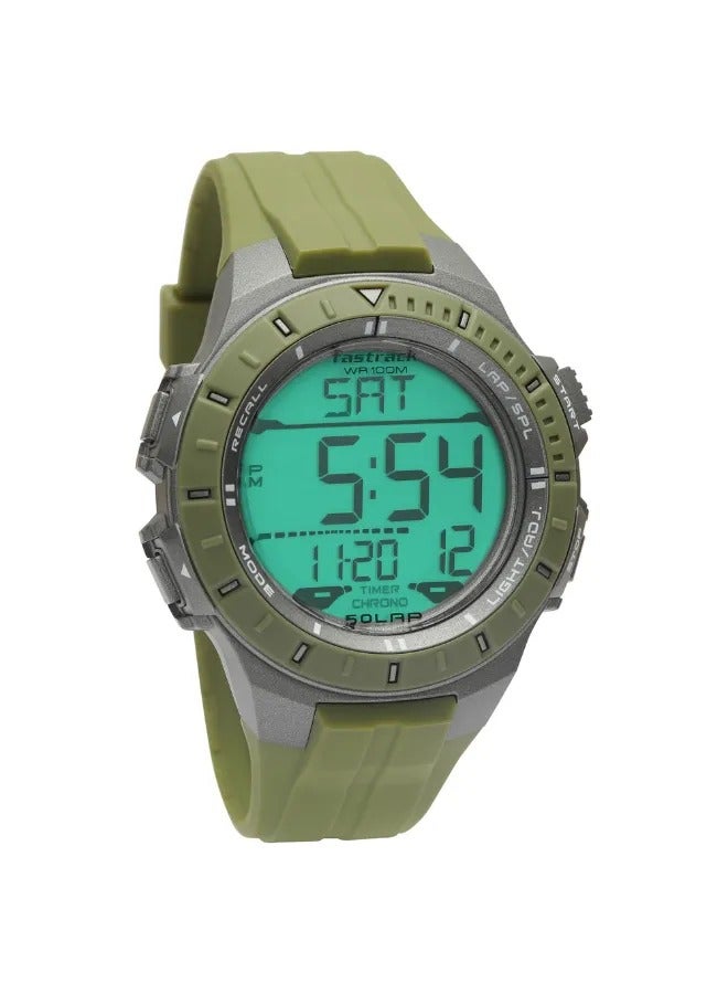 fastrack Men's Digital Round Shape Polyurethane Wrist Watch - 38067PP04 - 57 Mm - Image 3