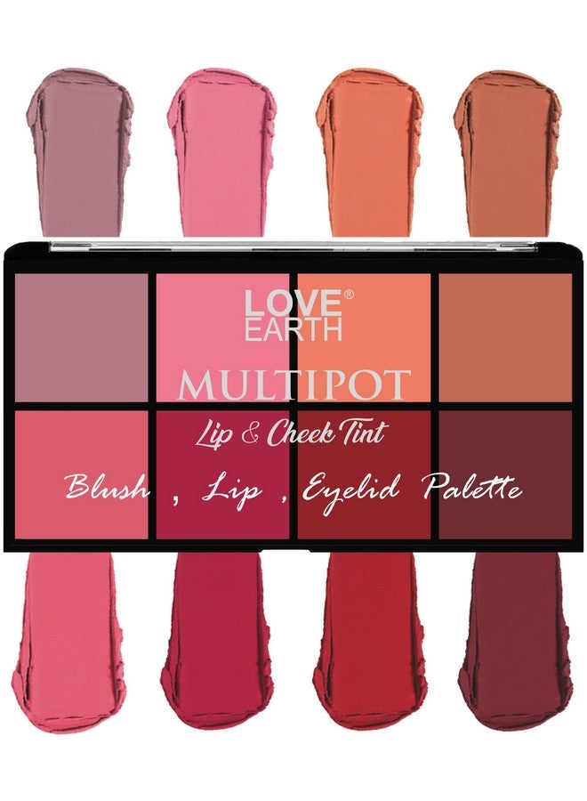 Love Earth Blush, Lips, Eyelid Palette With Richness Of Jojoba Oil And Vitamin E For Blush, Lips, Eyelids (16gm) - Image 1