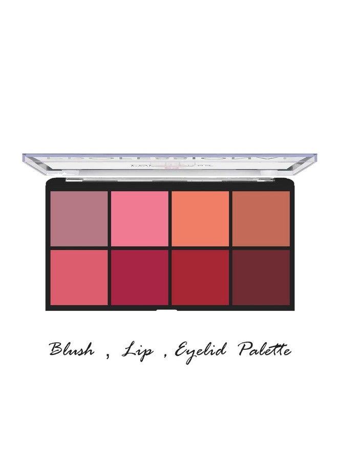 Love Earth Blush, Lips, Eyelid Palette With Richness Of Jojoba Oil And Vitamin E For Blush, Lips, Eyelids (16gm) - Image 3