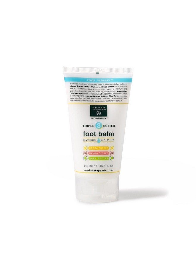 إيرث ثيرابيوتكس بلسم القدم بالزبدة الثلاثية 5 أونصة/ 148 مل