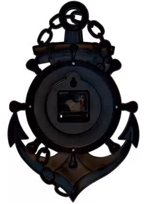 Kadio Analog 39 cm X 26 cm Wall Clock (Brown, with Glass, Standard) - Image 2