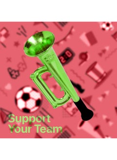 Kicko Metallic Trumpet Toys - 12 Pack - Assorted Colors - Shiny Plastic Blow Horn For Kids, Party Favor, Music Class, Pretend Play, Stage Props, 6 Inches  - Image 5