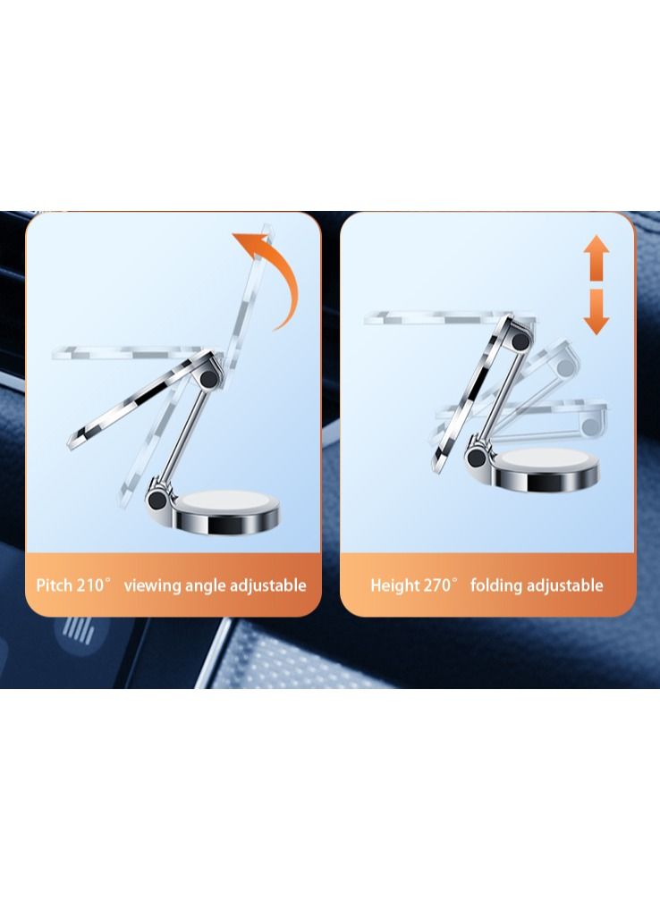 Rock Pow 2025 new car bracket mobile phone Mag safe, magnetic suction, folding high-end navigation car Apple dedicated  - Image 5