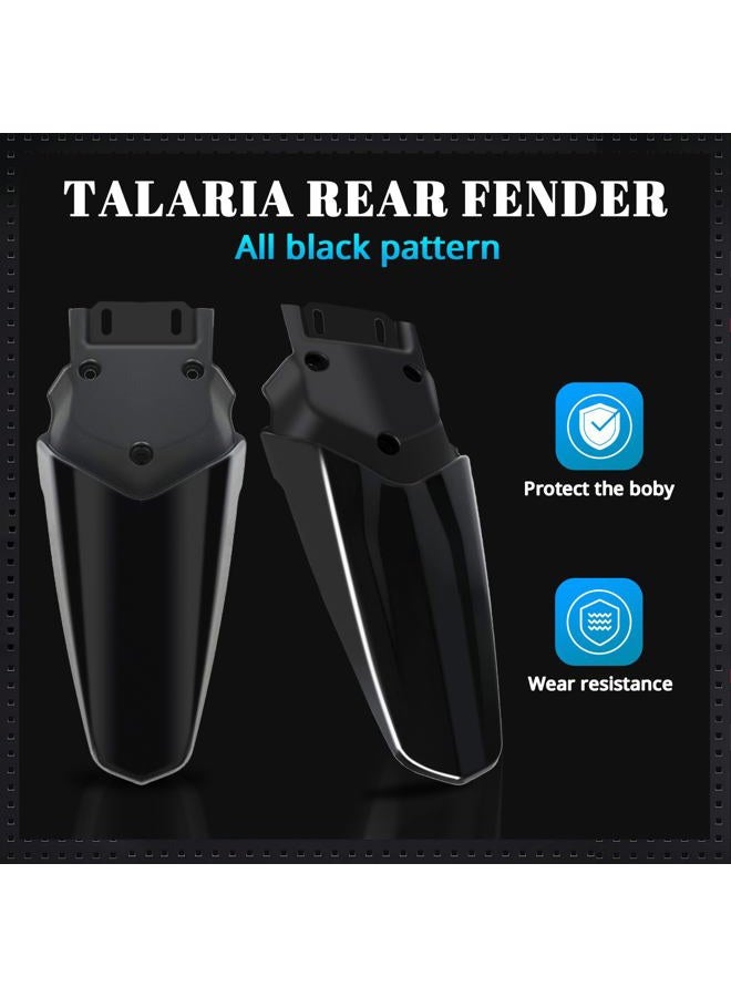 CHANGCHENG Rear Fender for Talaria - Protector Plastic Motorcycle Fender Mudguard for Talaria Sting MX3 MX4 MX5 Electric Dirt Bike Black - Image 2