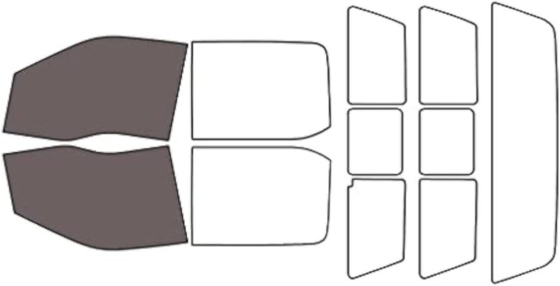 Rvinyl Rtint Window Tint Kit for Ford F-150 2015-2020 - Front Precut Kit - 35% - Image 1