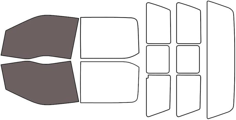 Rvinyl Rtint Window Tint Kit for Ford F-150 2015-2020 - Front Precut Kit - 35% - Image 3
