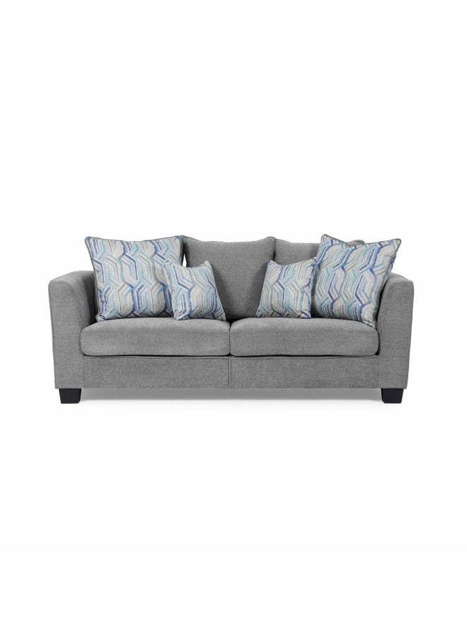 Pan Home Lewisburg 3 Seater Sofa Grey - Image 3