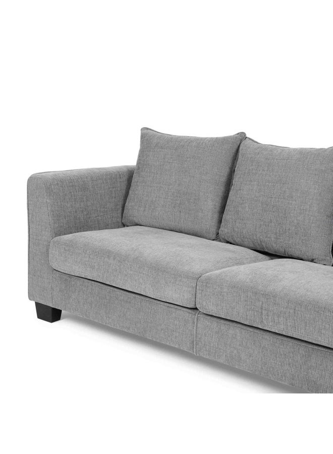 Pan Home Lewisburg 3 Seater Sofa Grey - Image 5