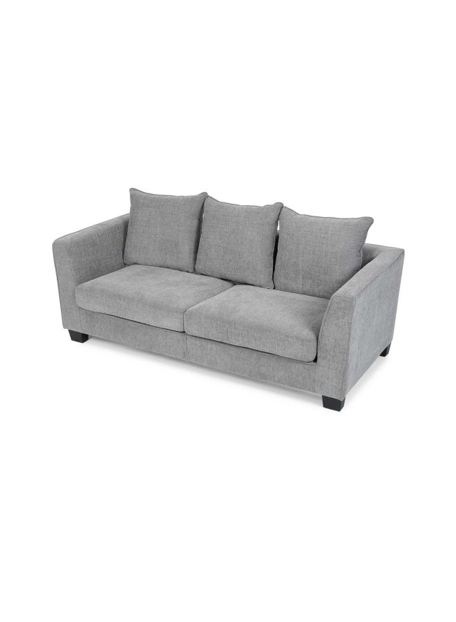 Pan Home Lewisburg 3 Seater Sofa Grey - Image 4