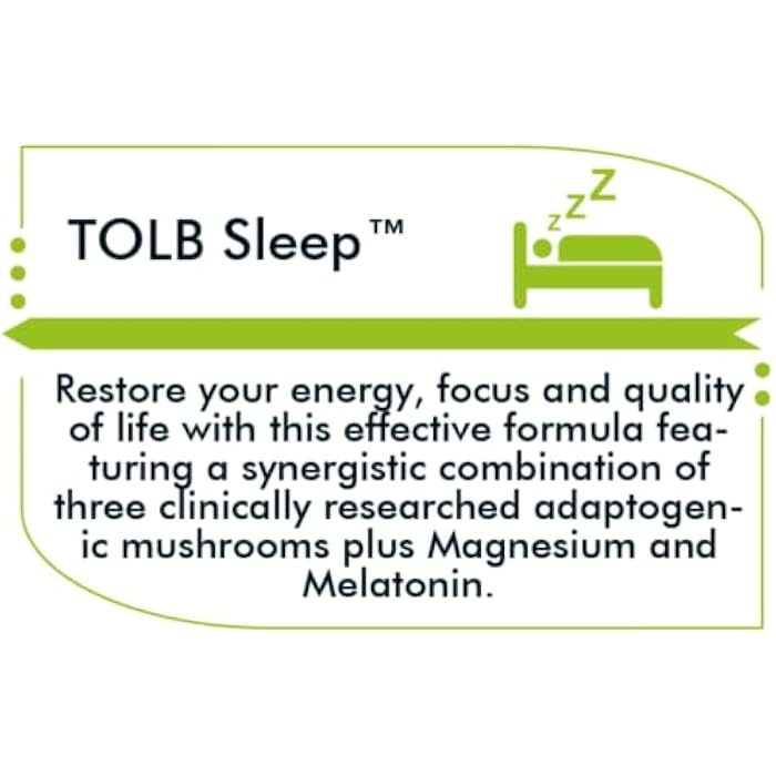 Tree of Life Botanicals - Sleep Mushroom Complex with Magnesium, Melatonin, Reishi, Lion’s Mane, Cordyceps - Calms, Deep Sleep, Restoration (60 Count - 30 Day Supply) - Image 3