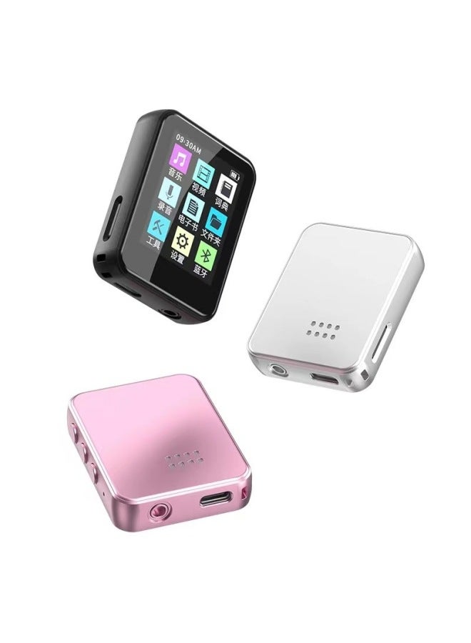 Mahdi Can Put Outside Bluetooth Mp3 Student Walkman Mp4 Player Metal Compact Full Screen Mp5 Wholesale-Body Color:Black (with Bluetooth)-Memory Capacity:8GB  - Image 5