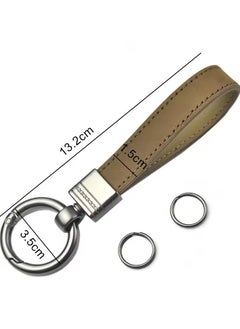 Goolsky Men Genuine Leather Keychain Black Brown Real Leather Car Key Holder Business Gift Good Quality Luxury  - Image 2