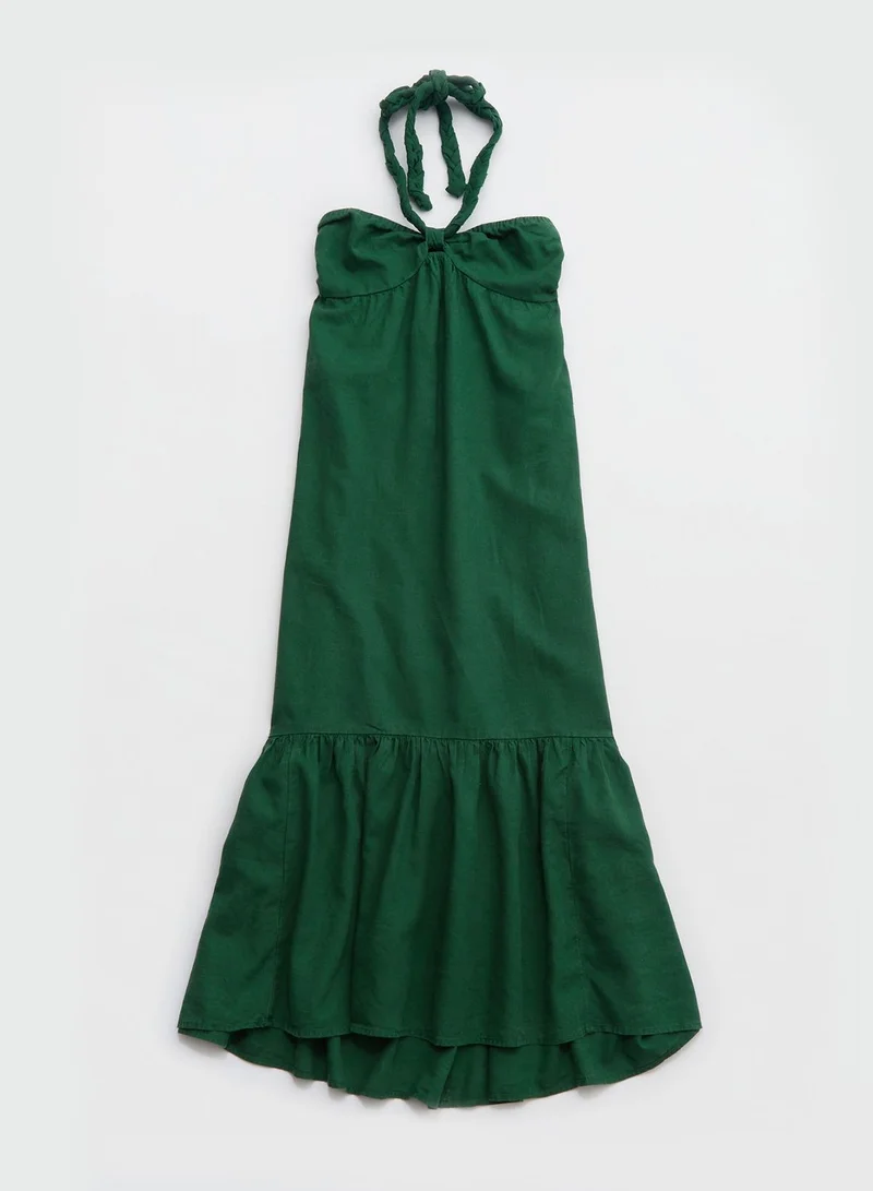 Aerie Halter Neck Midi Dress