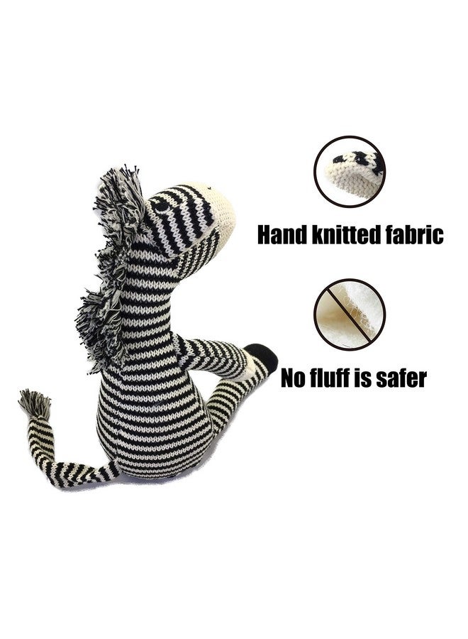 Ice King Bear Zebra Stuffed Animal Soft Plush Toy 10 Inches (Hand Knitted) - Image 4