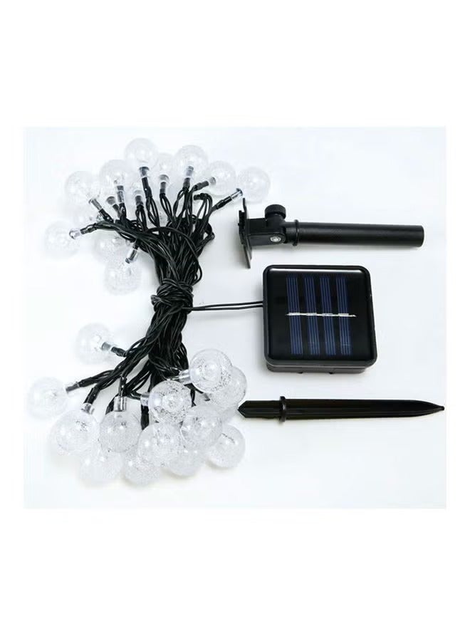 Solar 1.8CM Bubble Bulb Lamp String White - Image 2