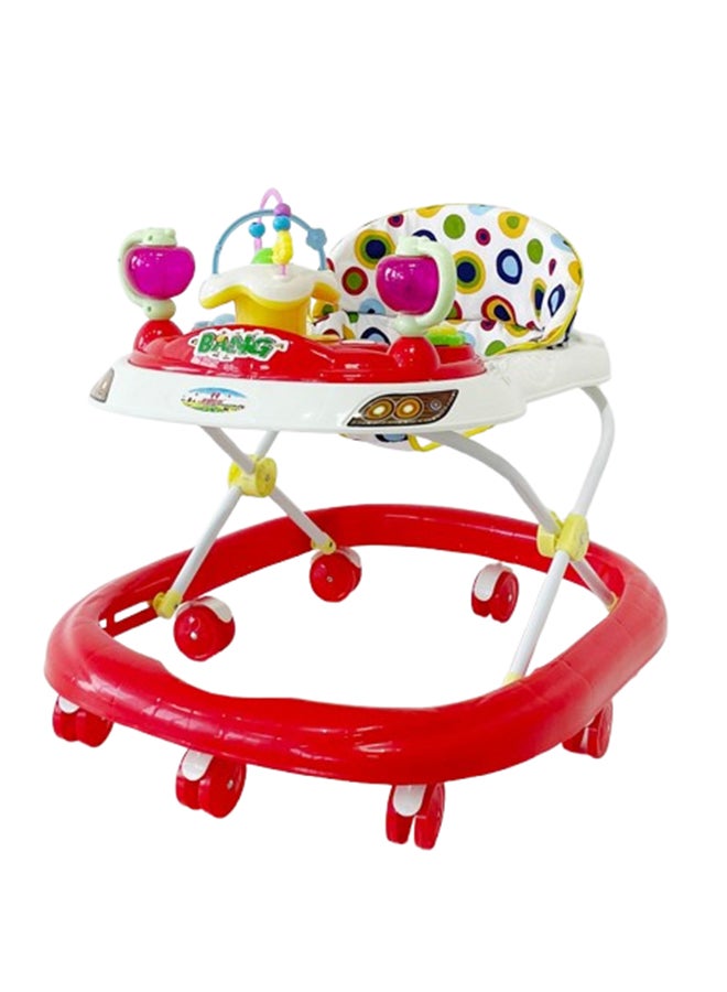 kiddoz Baby Walker - Red - Image 1