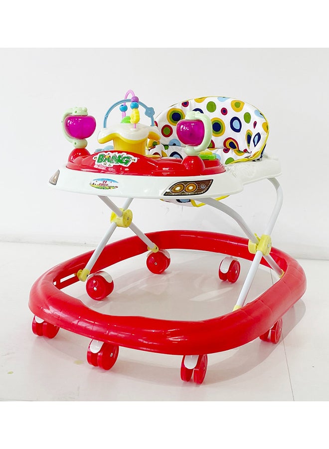 kiddoz Baby Walker - Red - Image 2