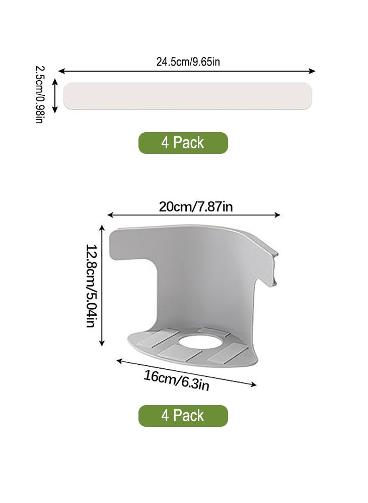 MaWadda 4-Piece Bed Sheet Holder Set with Lock Straps - Heavy Duty Fitted Sheet Clips & Corner Grippers to Keep Sheets Tight, Universal Fit for All Mattress Sizes. - Image 2