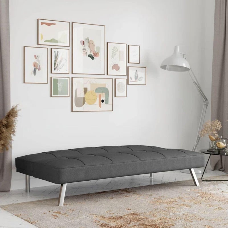 Comfynest Modern Convertible Sofa - Charcoal - Image 3