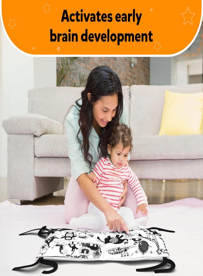 سكيلماتيكس سجادة سكيلماتيكس الحسية عالية التباين للأطفال الرضع - تحفيز بصري، مهارات الملاحظة، هدية للأطفال من عمر 0 إلى 18 شهرًا، متعددة الألوان - Image 5