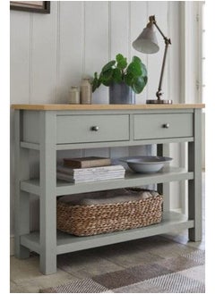 Art Wood Console Tables 30x110x90 Cm-Grey 