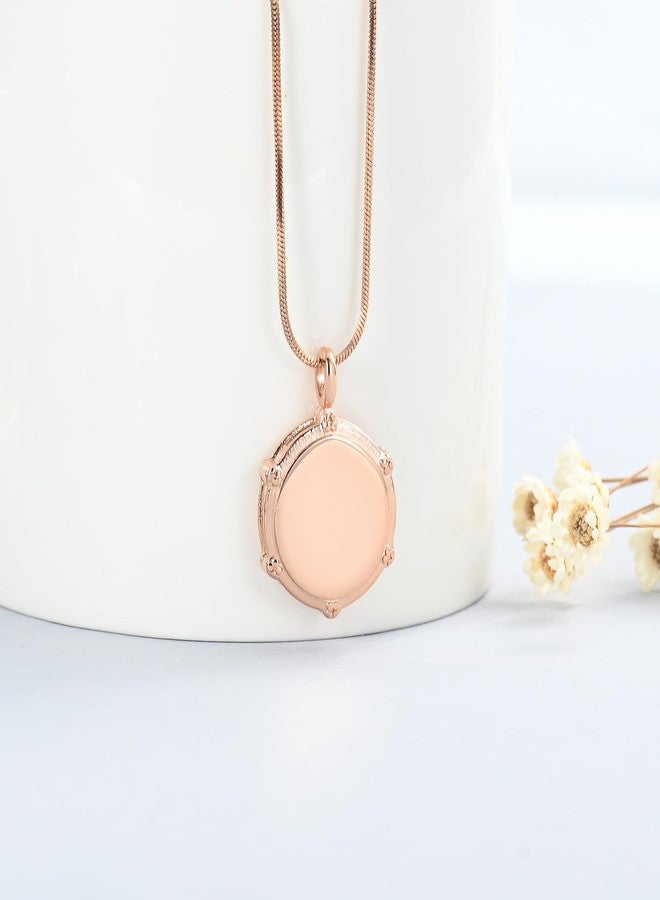 Minicremation Music Drum Cremation Jewelry for Ashes Rockers Jazz Band Drum Urn Necklace Ashes Holder Stainless Steel Keepsake Pendant Necklace(Rose Gold) - Image 3