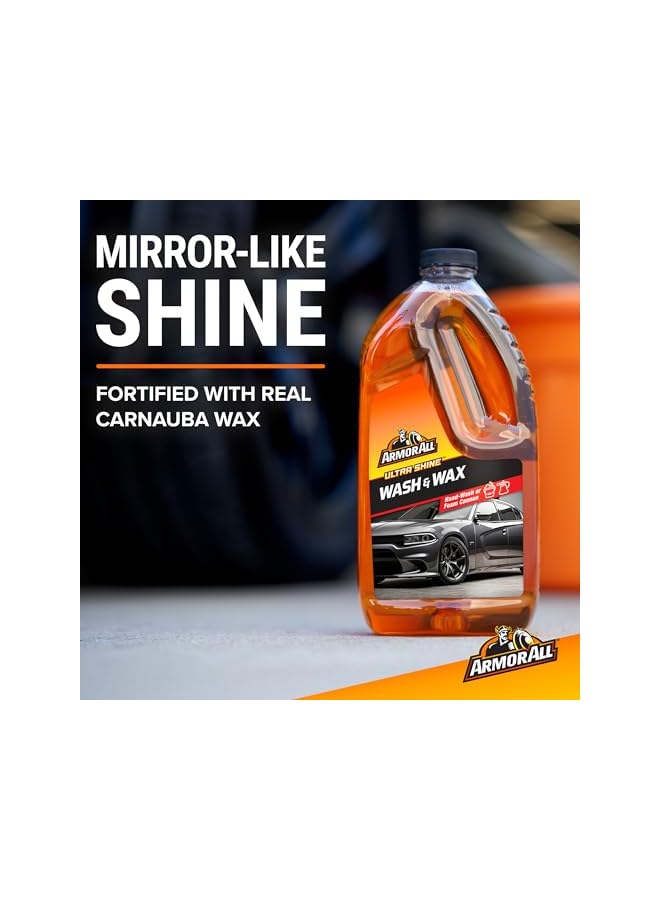 ARMOR ALL Ultra Wash Wax 64 Oz 10346, Orange, Car Wash Wax, 10346, 1 Piece - Image 3